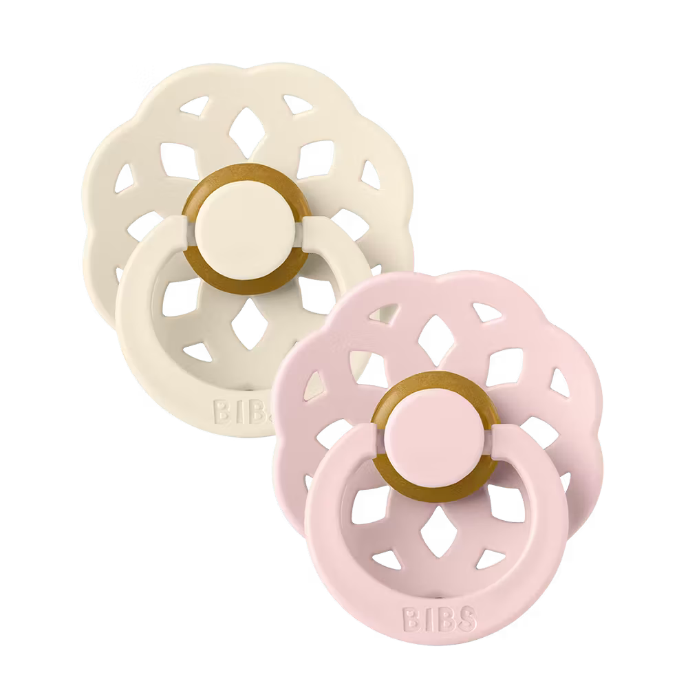 BIBS Dummies 'Boheme' - Ivory/Blossom 2PK