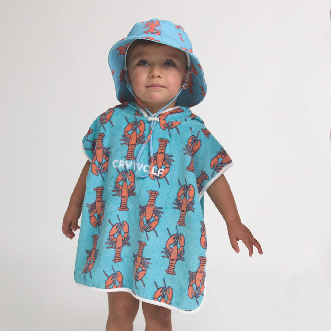 Baby Hooded Towel Little Lobster