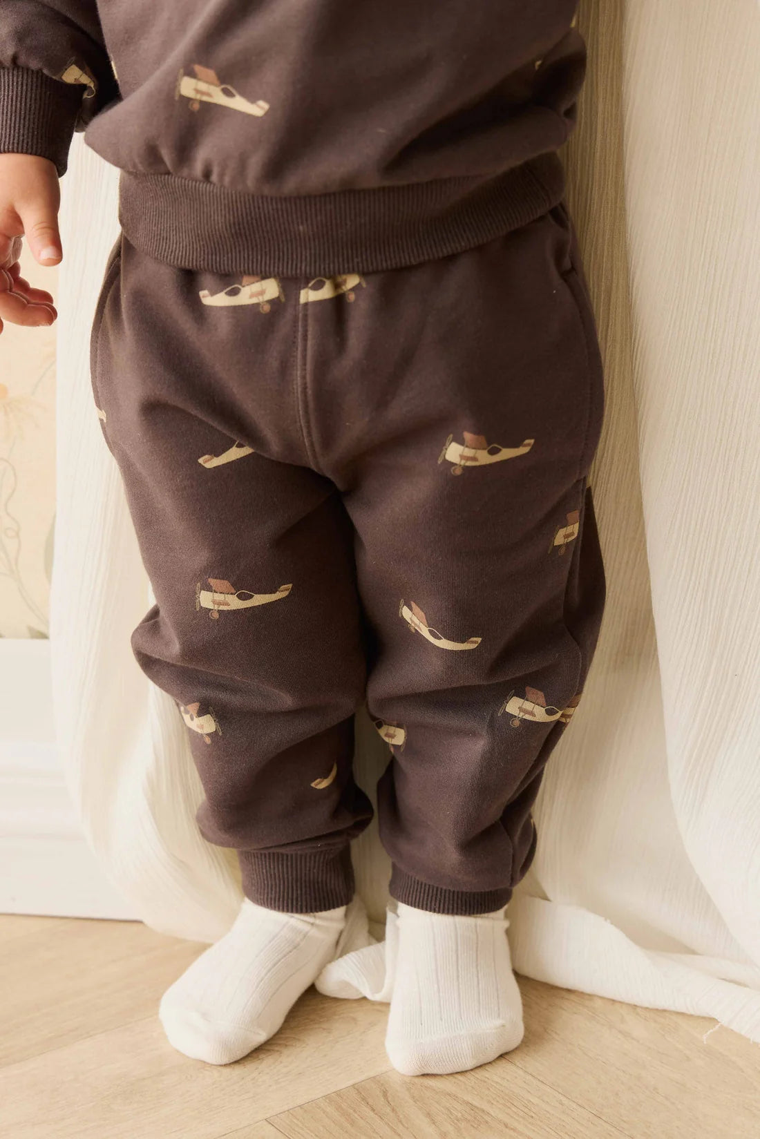 Organic Cotton Peyton Track Pant | Pilot Planes Bistre