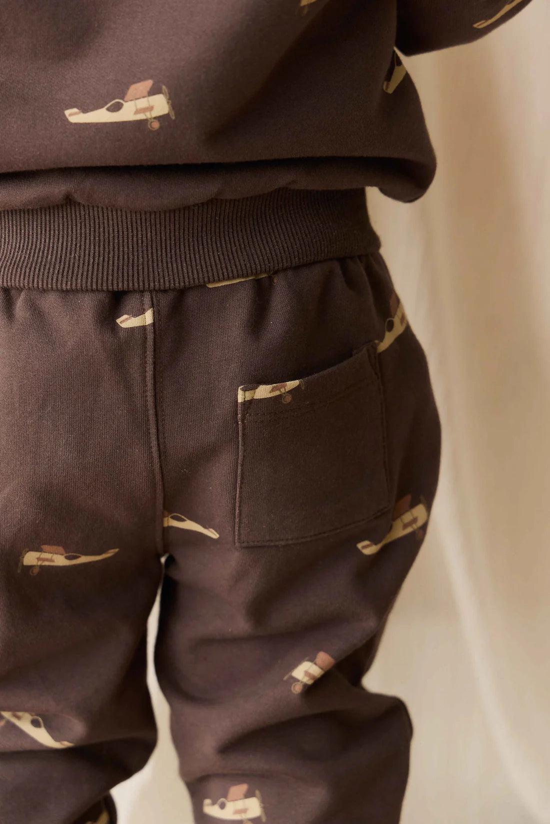 Organic Cotton Peyton Track Pant | Pilot Planes Bistre