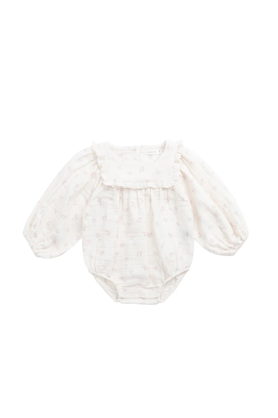 Organic Cotton Muslin Frances Playsuit | Pauline Pink