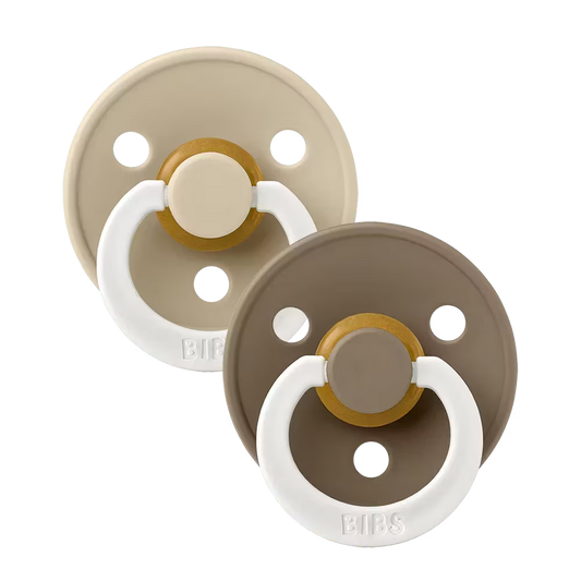 BIBS Dummies 'Night Glow' - Vanilla/Dark Dark
