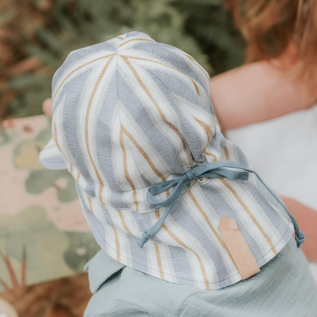 SIZE 0-3M Legionnaire Reversible Flap Hat | Spencer/Steele