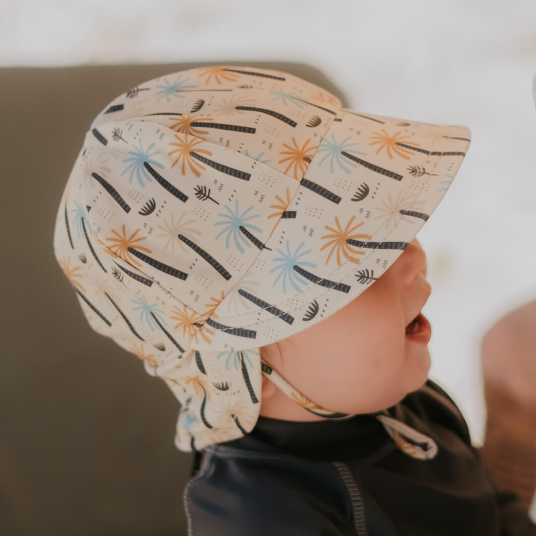 SIZE 1-2Y Swim Legionnaire Flap Hat | Palm
