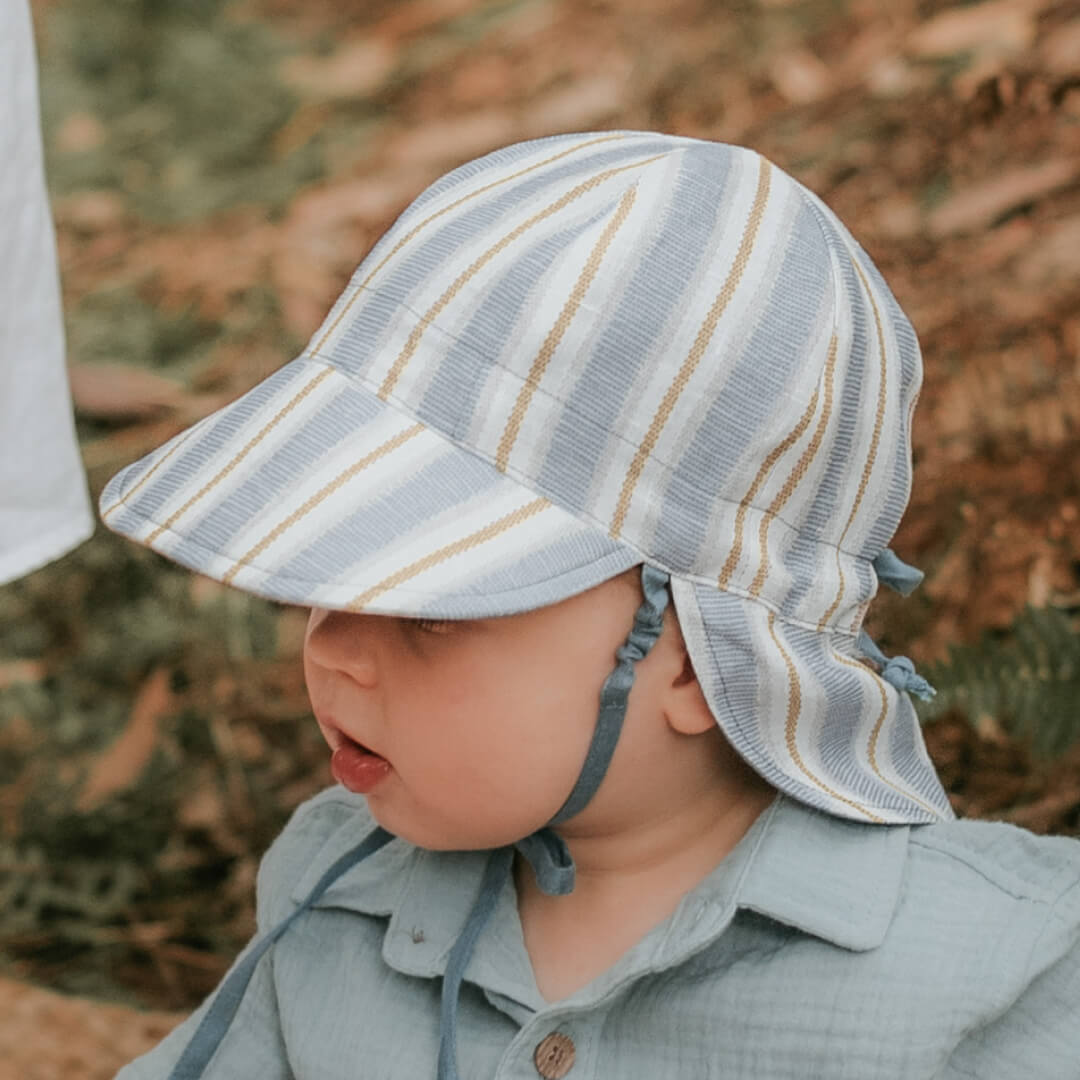 SIZE 0-3M Legionnaire Reversible Flap Hat | Spencer/Steele