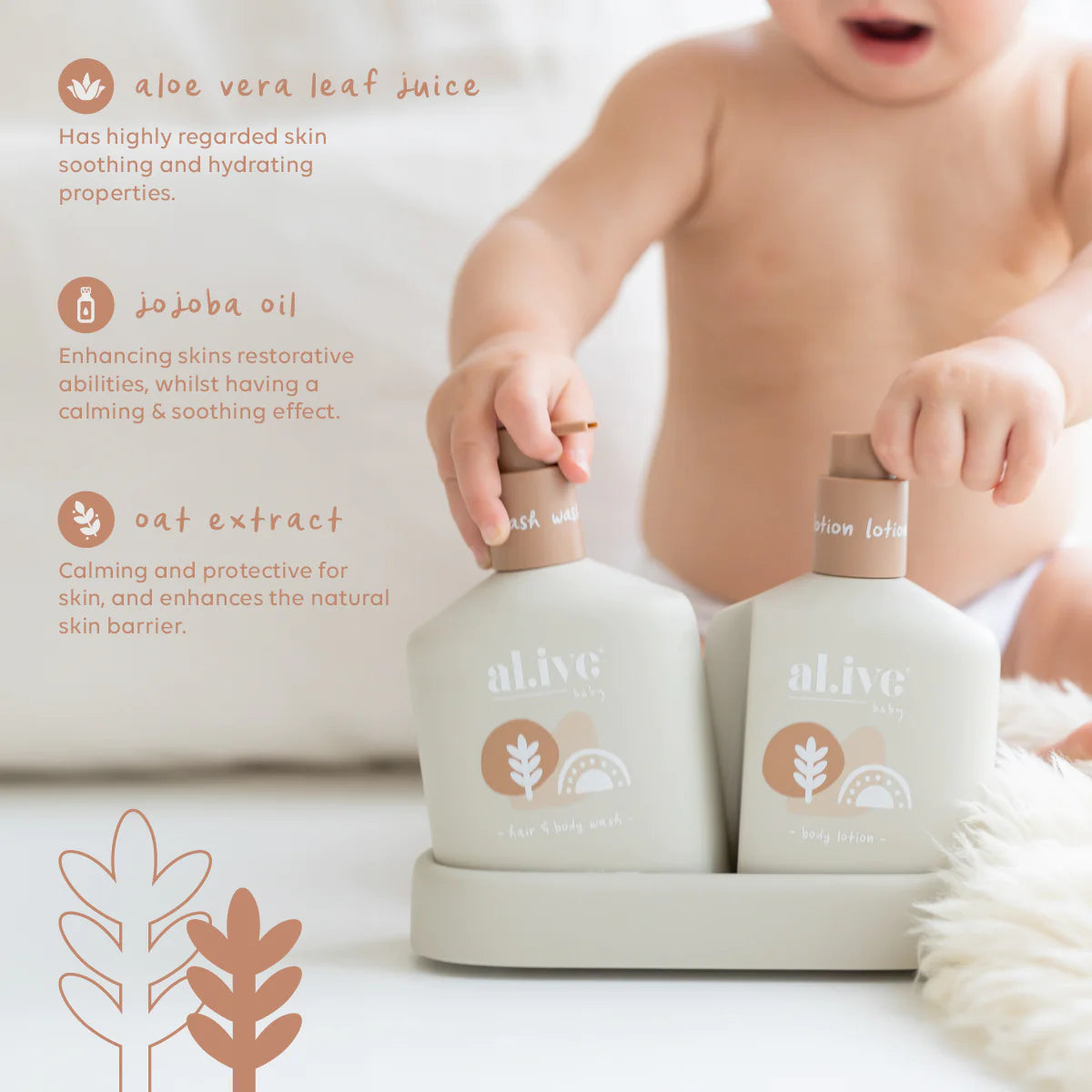 Baby Hair and Body Duo | Calming Oatmeal