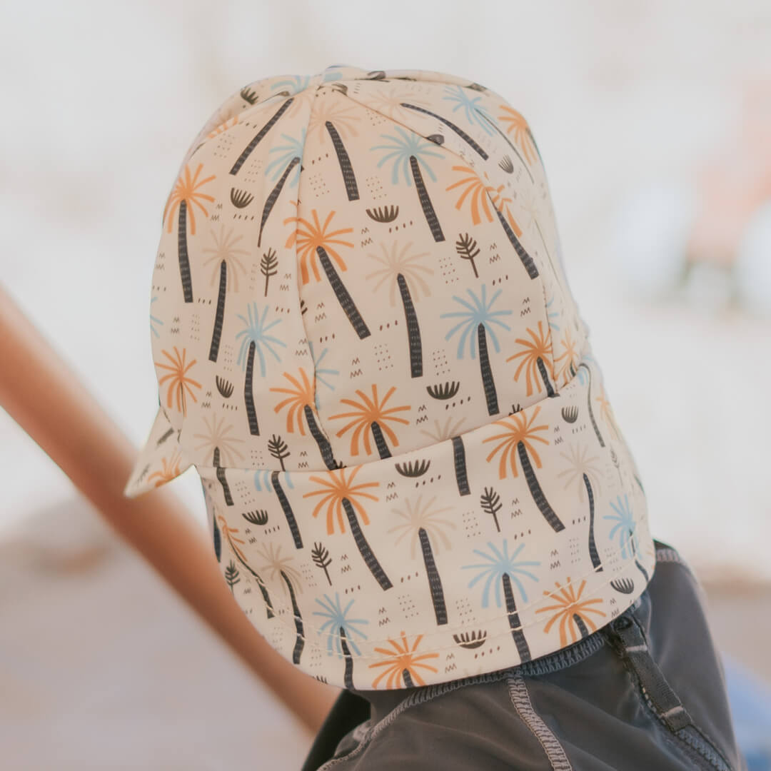 SIZE 1-2Y Swim Legionnaire Flap Hat | Palm