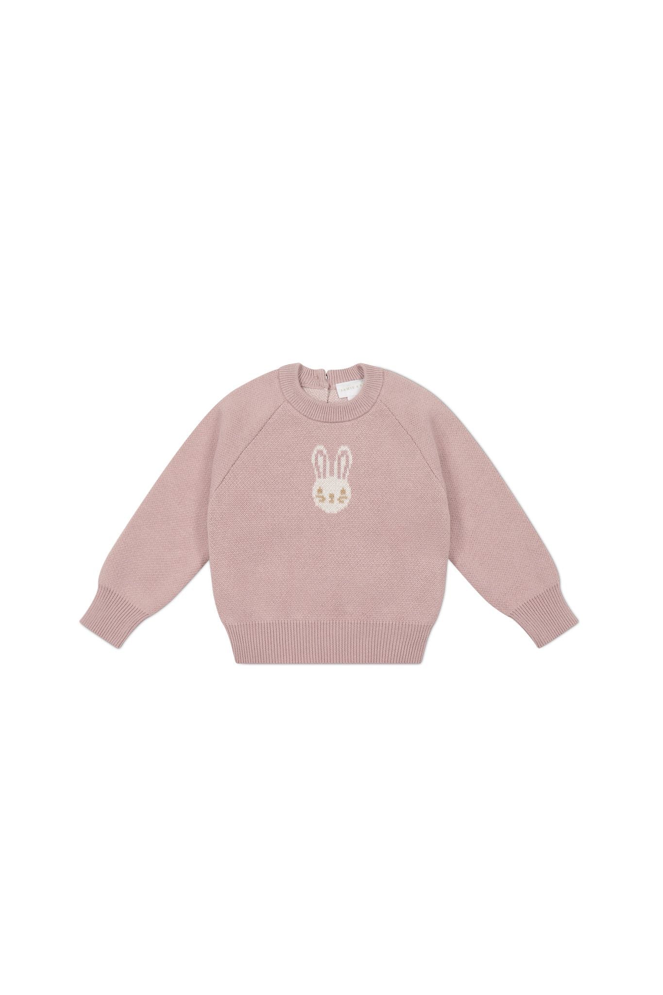 Ethan Bunny Jumper | Powder Pink