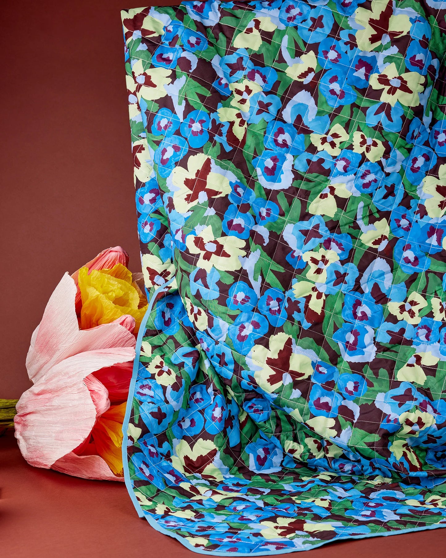 Pansy Patch XL Picnic Rug