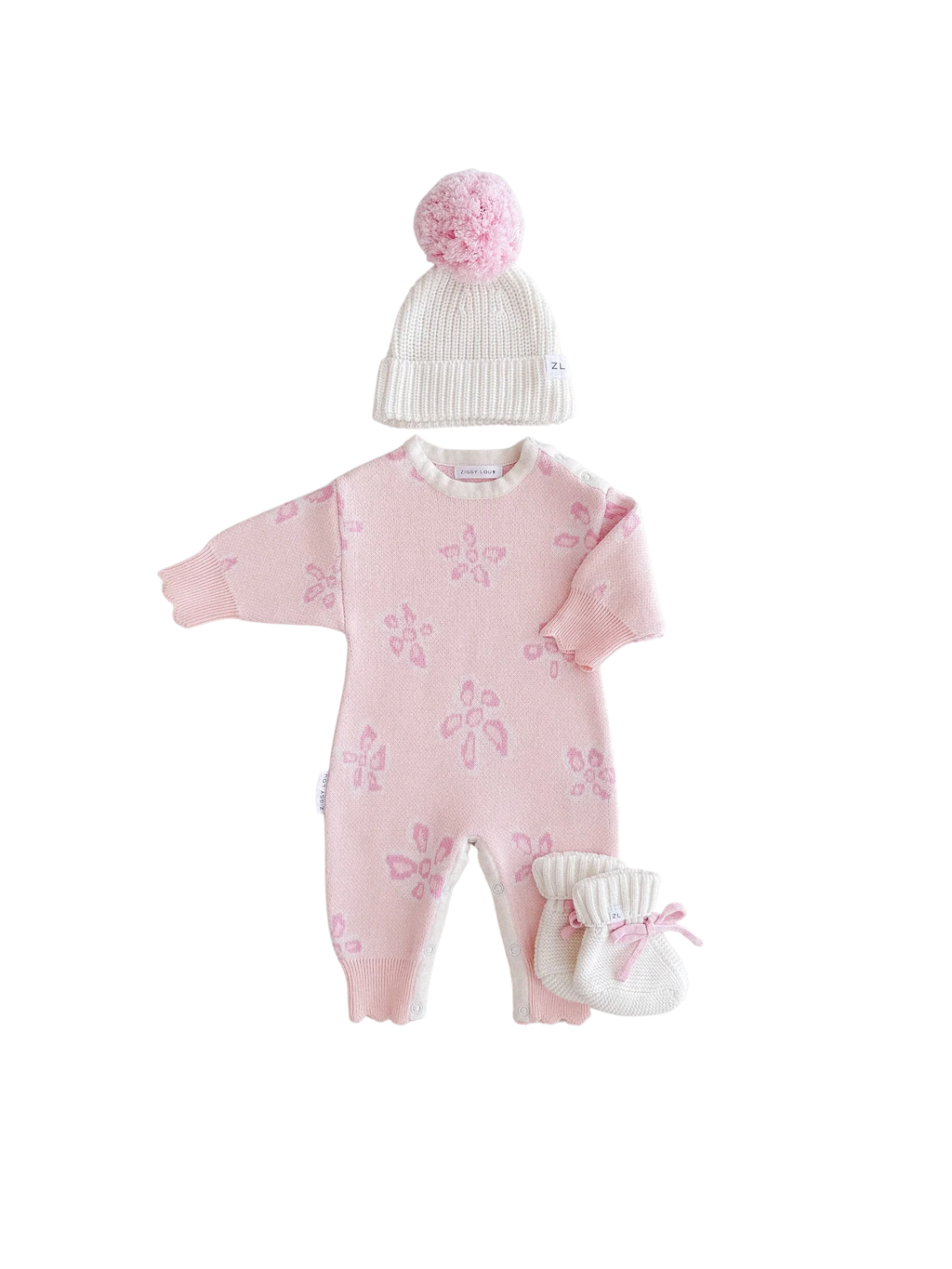 Booties | Milk/Berry