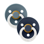 BIBS Dummies 'Night Glow' - Petrol/Deep Space