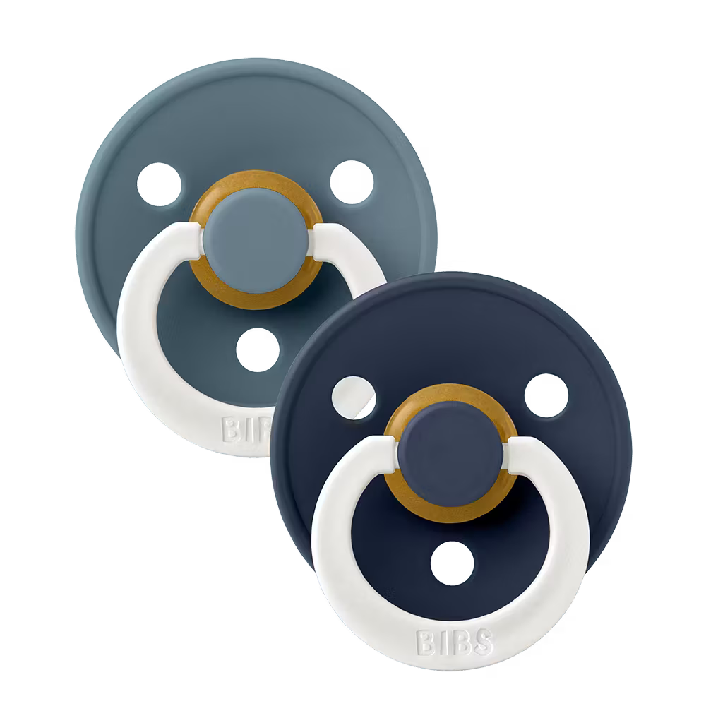 BIBS Dummies 'Night Glow' - Petrol/Deep Space