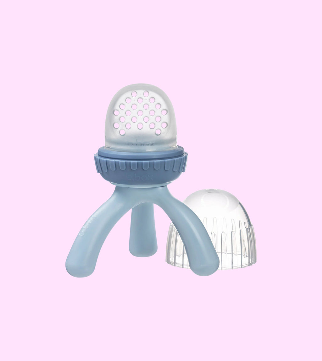 Silicone Fresh Food Feeder Lullaby Blue