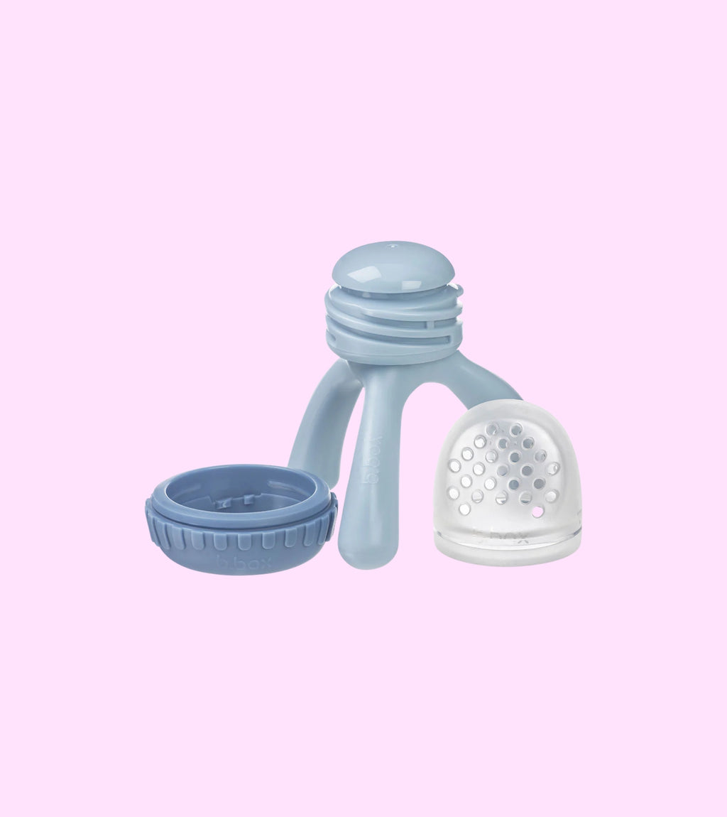 Silicone Fresh Food Feeder Lullaby Blue