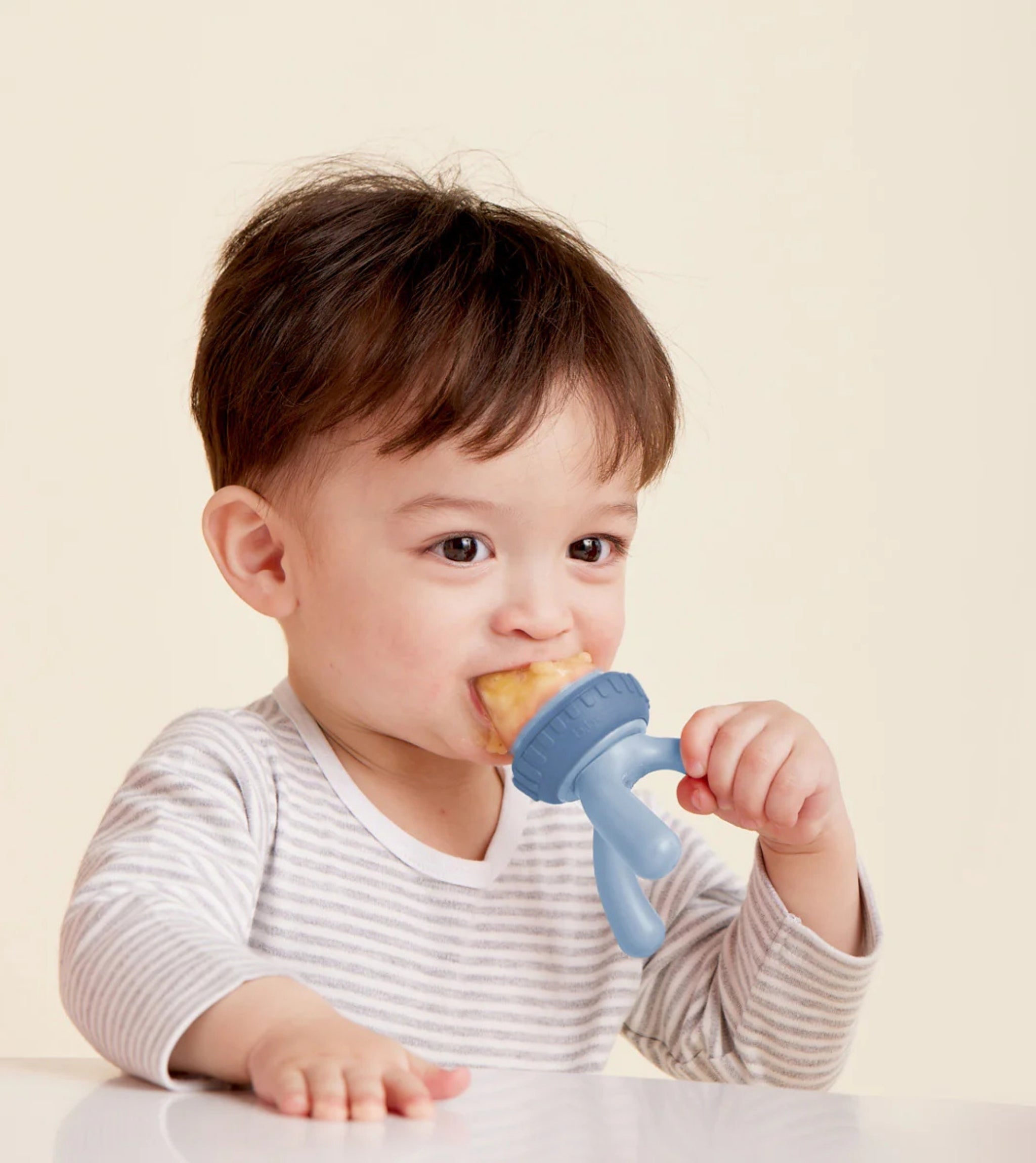 Silicone Fresh Food Feeder Lullaby Blue