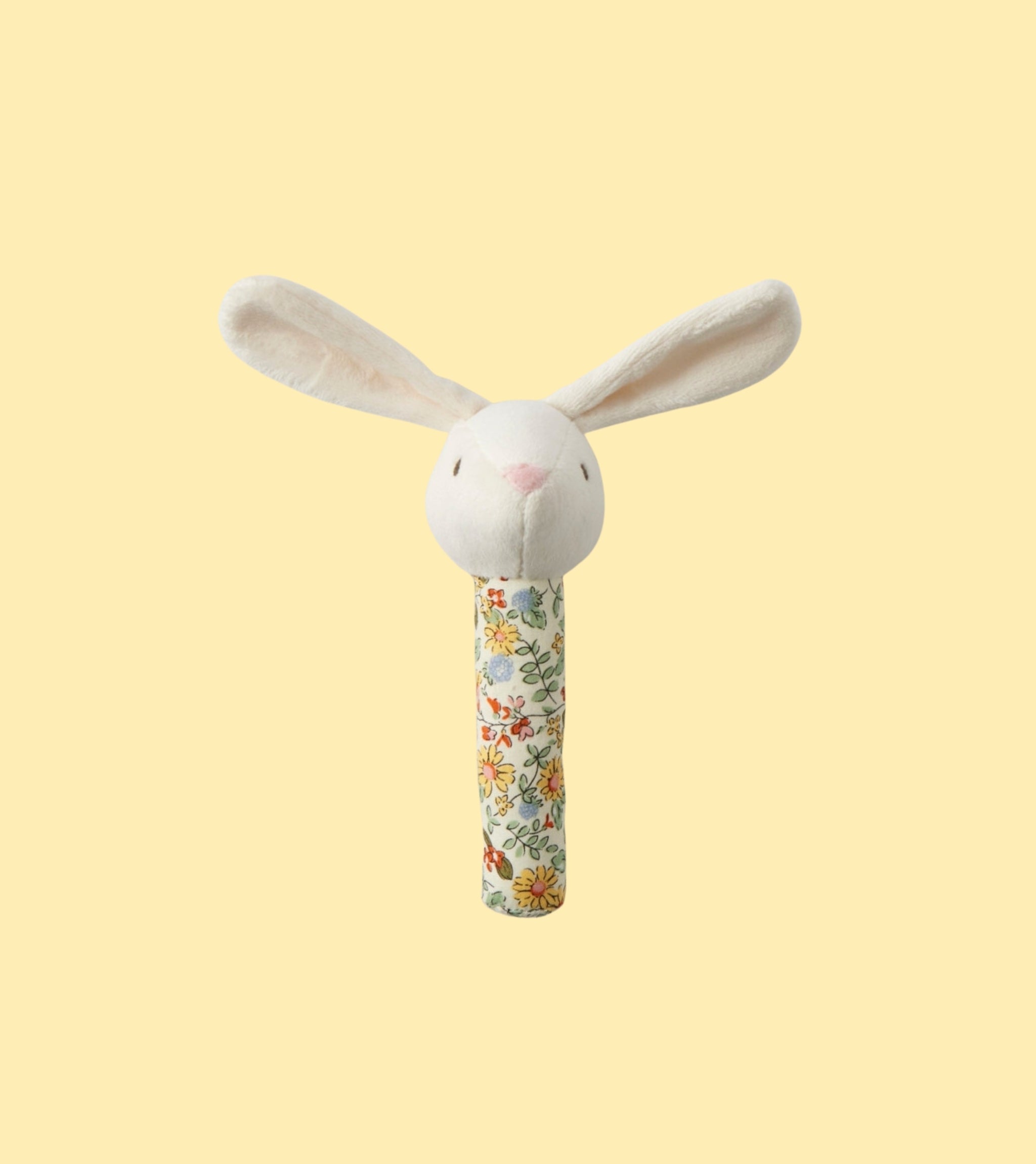 Floral Bunny Rattle