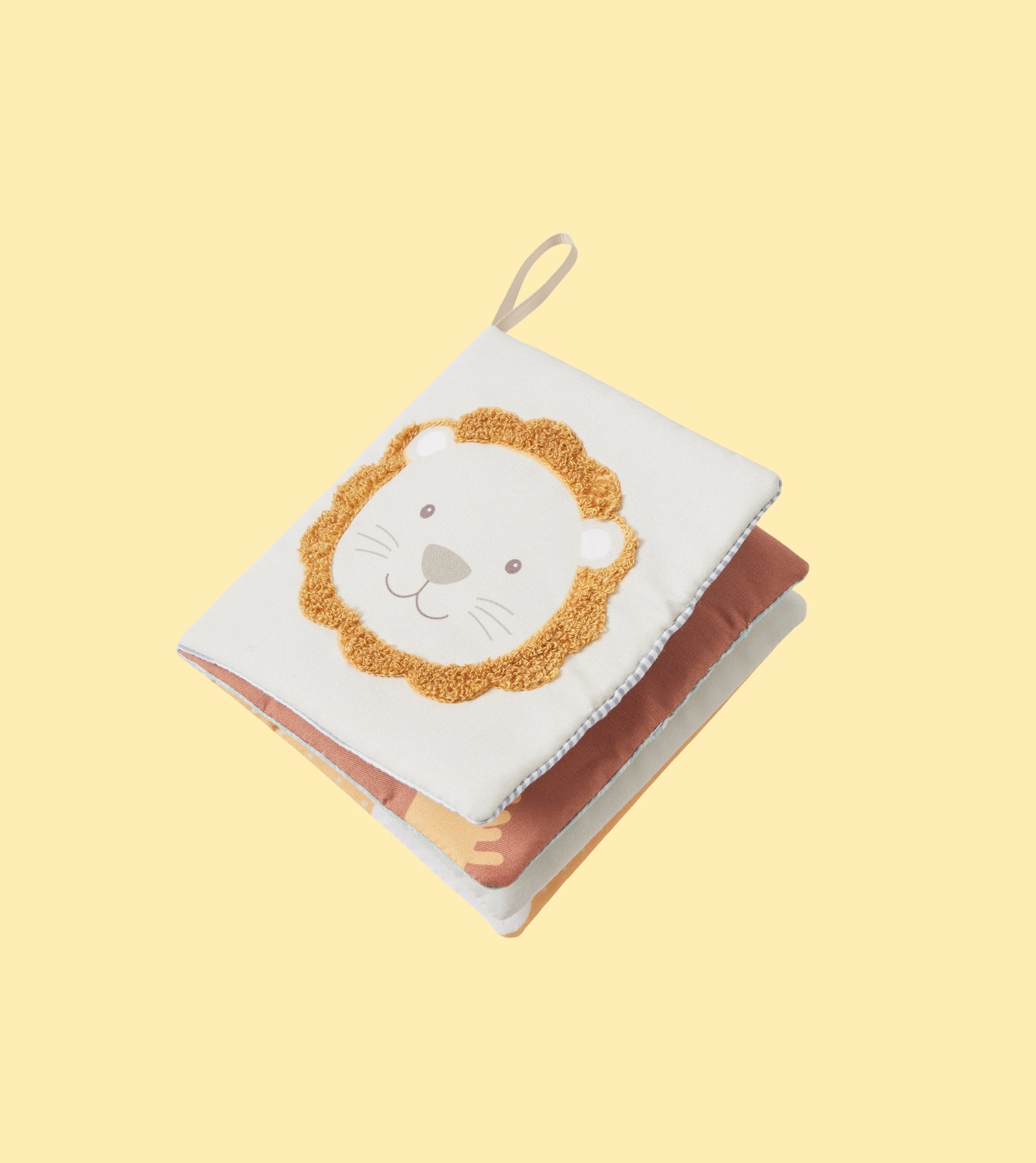 Plush Safari Baby Book