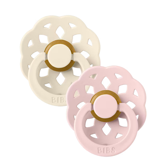 BIBS Dummies 'Boheme' - Ivory/Blossom 2PK