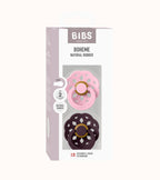 BIBS Dummies Boheme Baby Pink/Plum