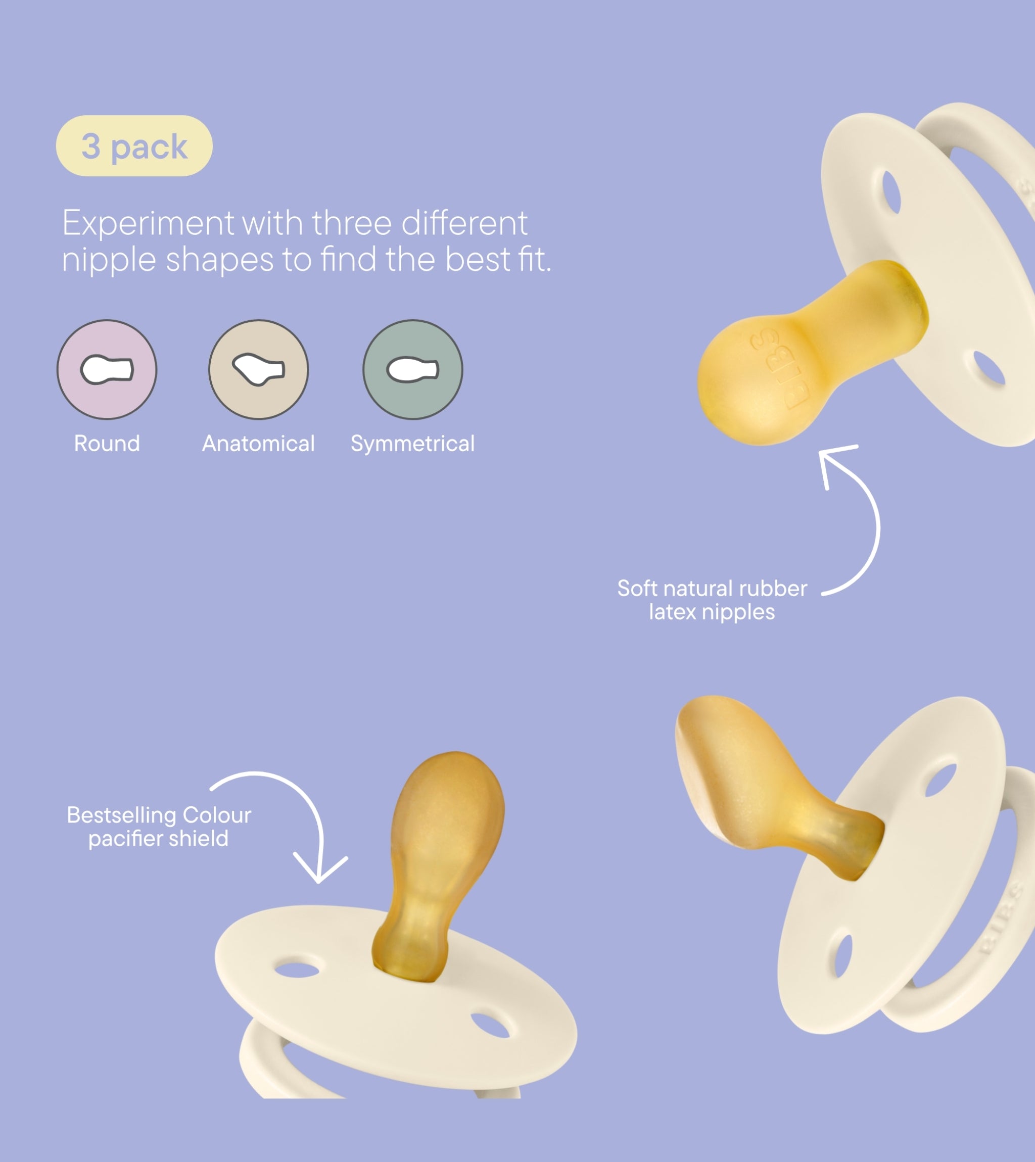 Try-It Collection 3 Pack Ivory