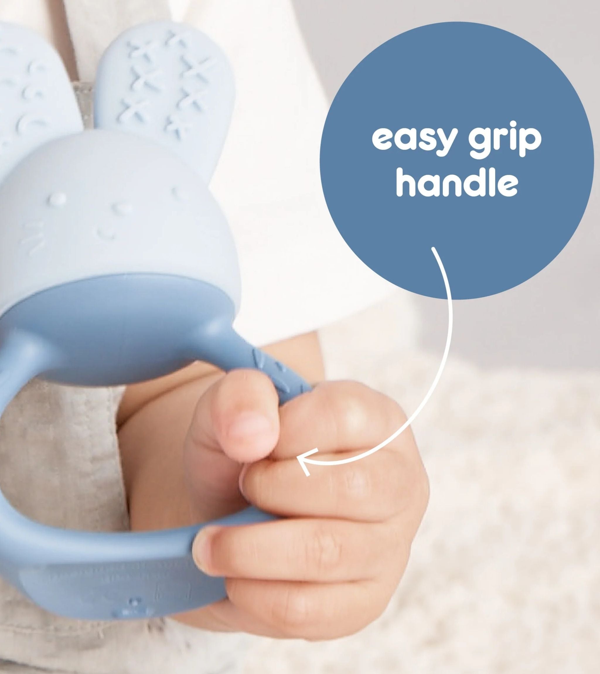 Chill + Fill Teether | Lullaby Blue