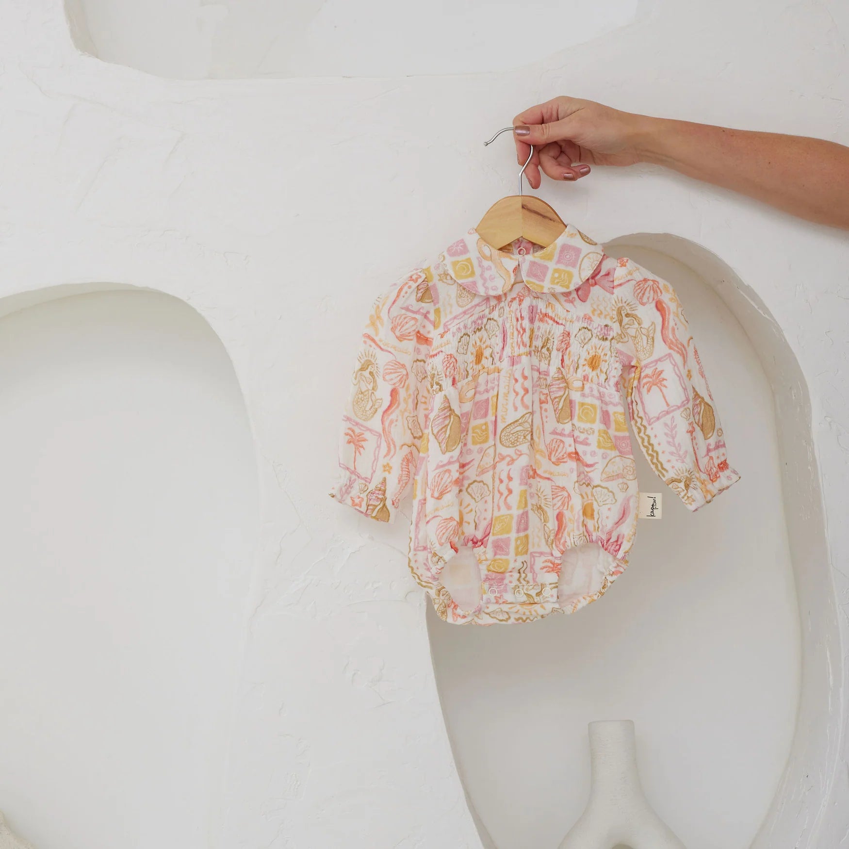 Mermaid Beach Collared Playsuit
