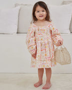 Mermaid Beach Shirred Dress