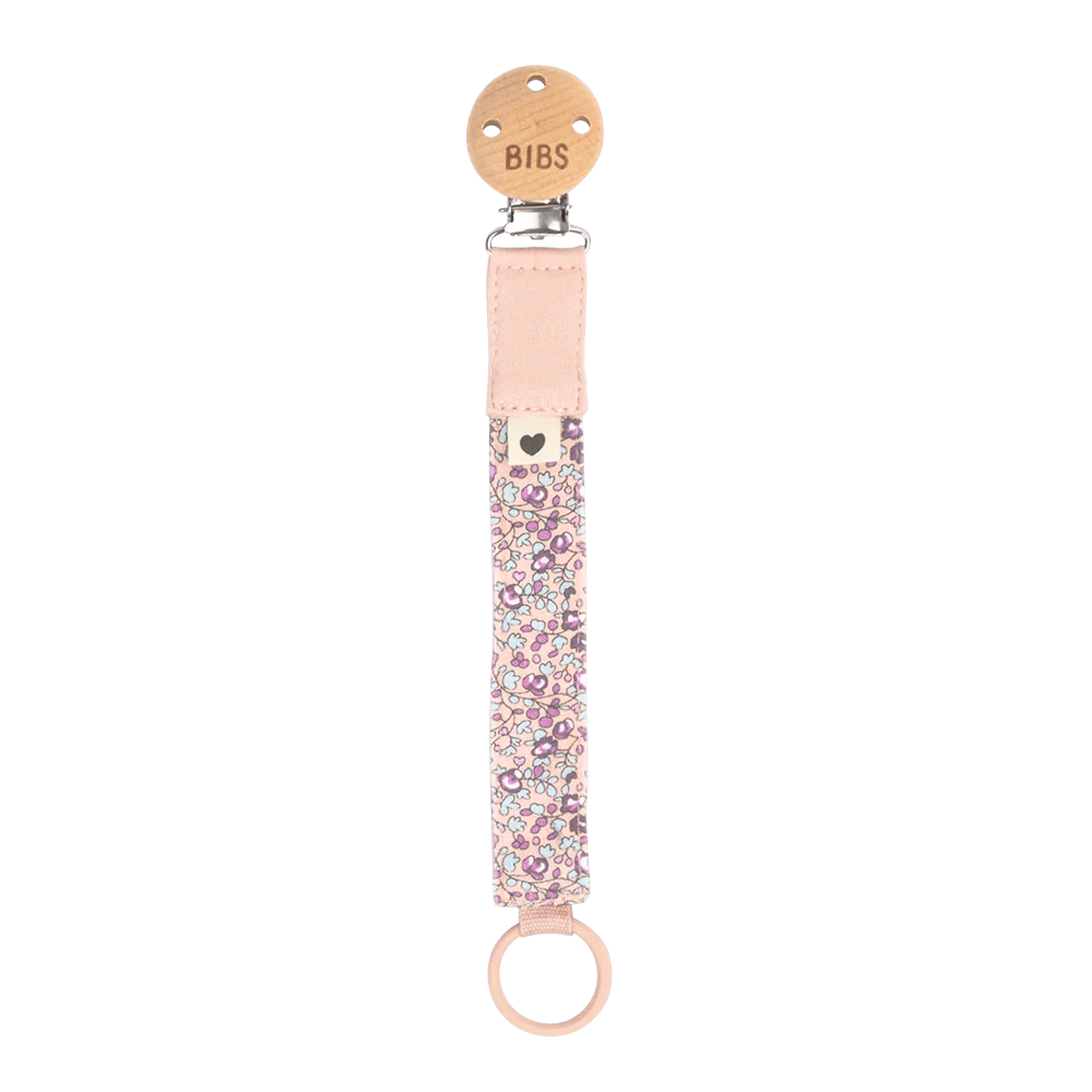 BIBS X Liberty Pacifier Clip | Eloise Blush