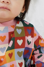 Heart Checkerboard Sweater