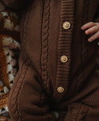 Chocolate Knit Romper Preorder