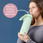 690mL Insulated Flip Top Bottle | Lilac Love