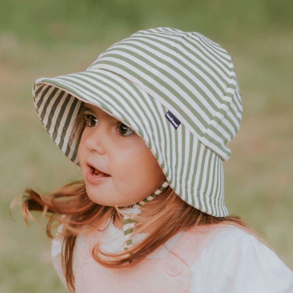 Toddler Bucket Hat | Khaki Stripe