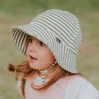 Toddler Bucket Hat | Khaki Stripe