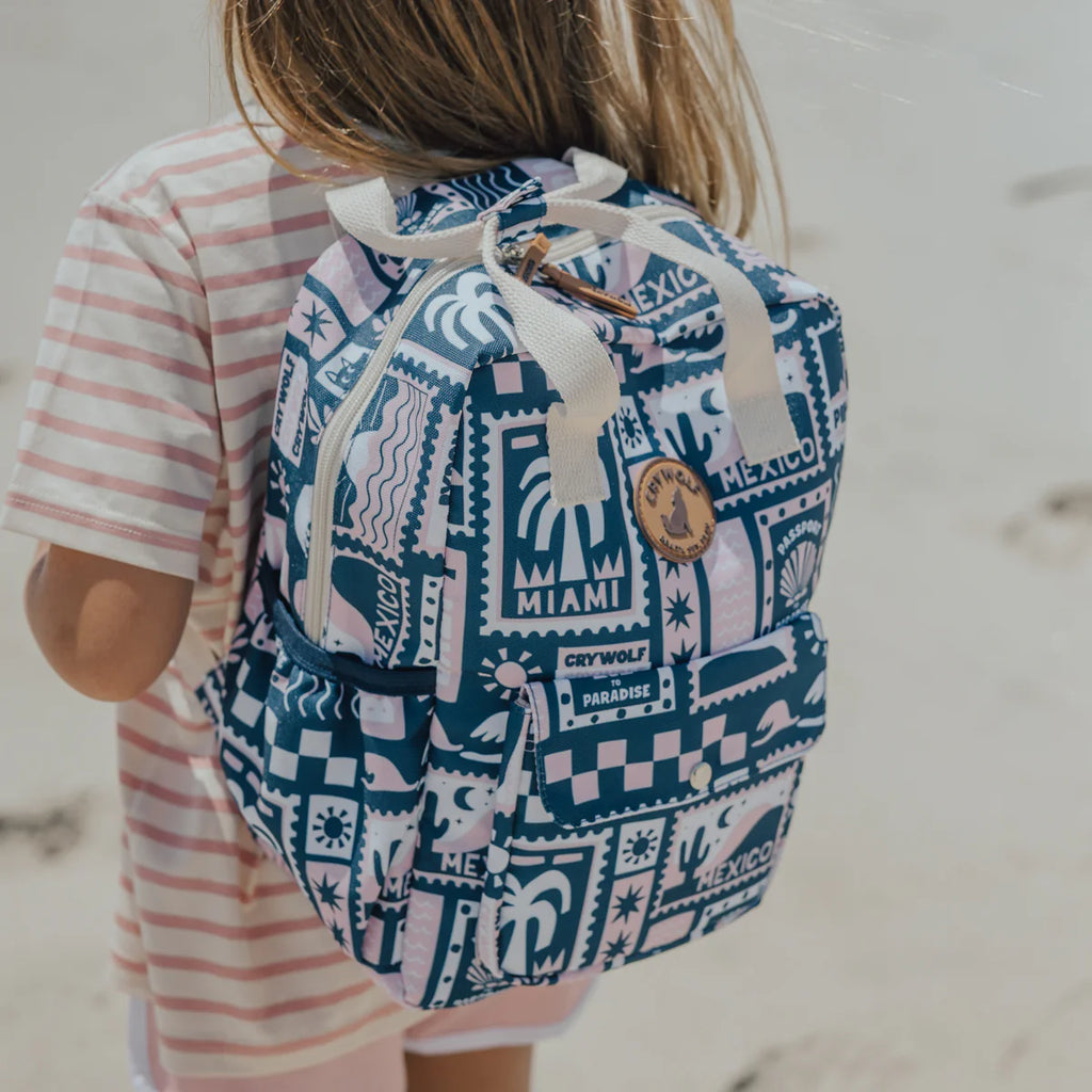 Mini Backpack | Blush Postcards