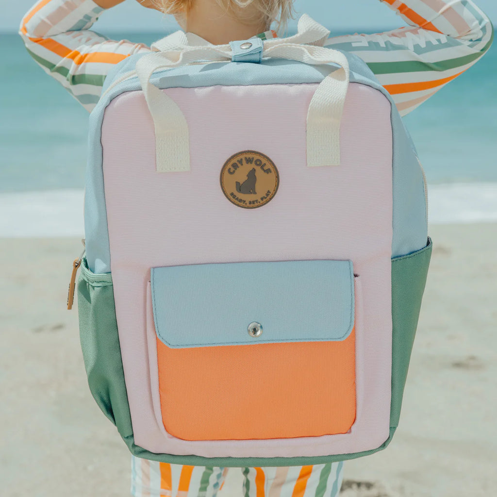 Mini Backpack | Sunset Colour Block