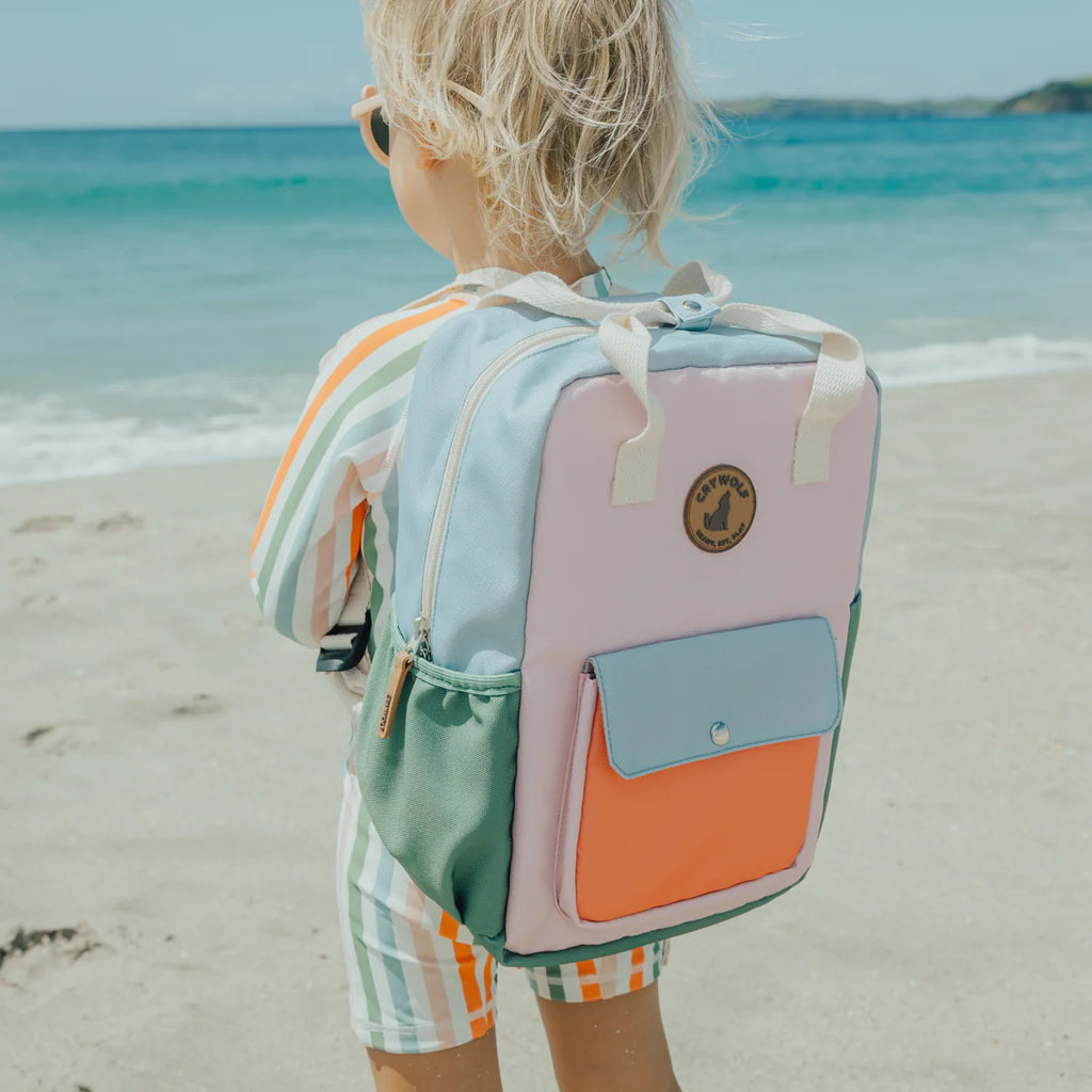 Mini Backpack | Sunset Colour Block