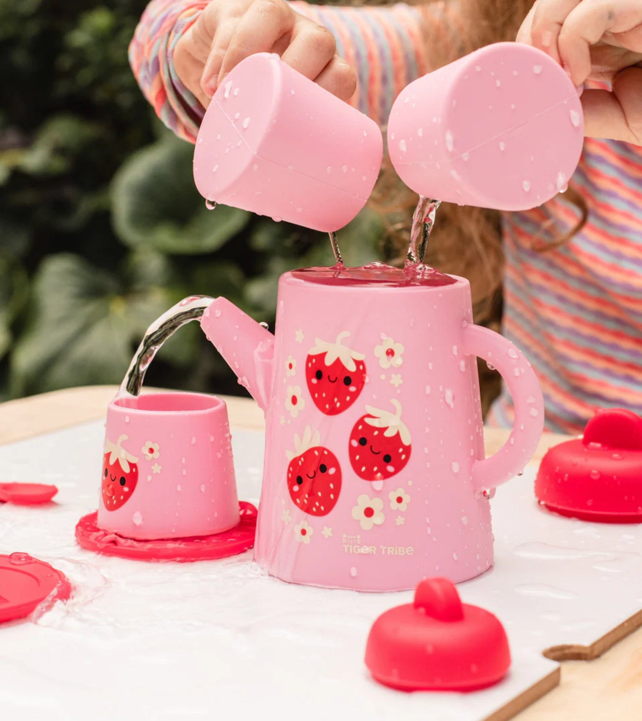 Strawberry Patch Silicone Tea Set