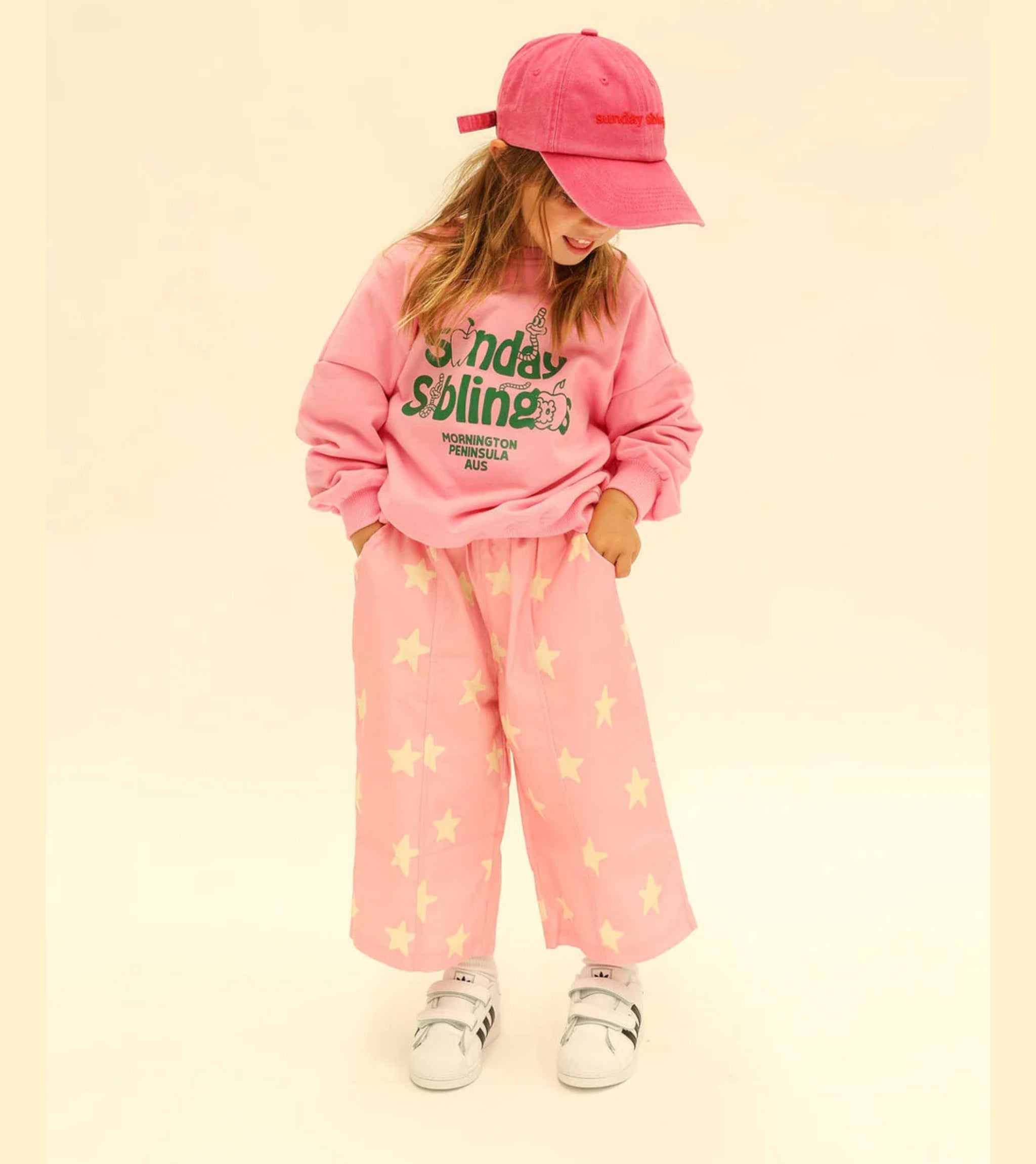 Dusty Star Pants Pink