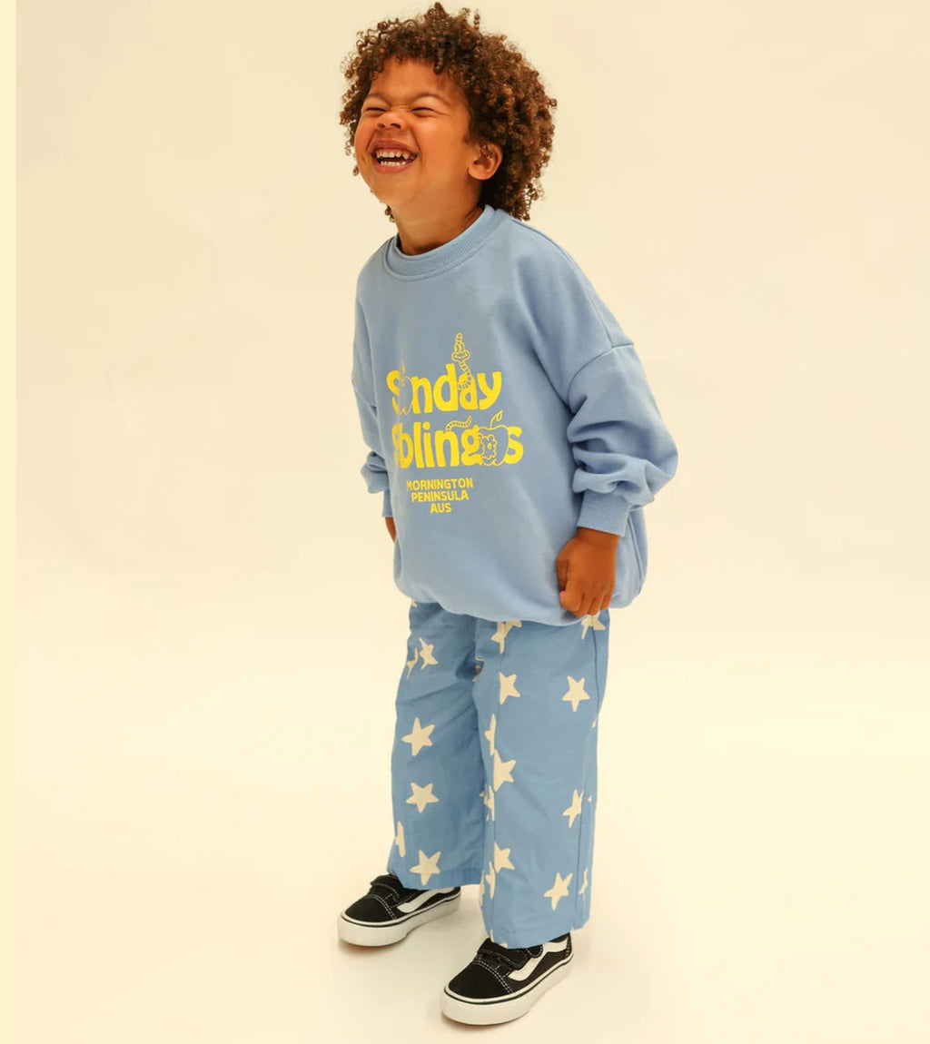 Doc Sweater Blue and Yellow