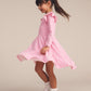 Ditsy Floral Shirred Long Sleeve Dress