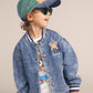 Dreamy Denim Bomber Jacket