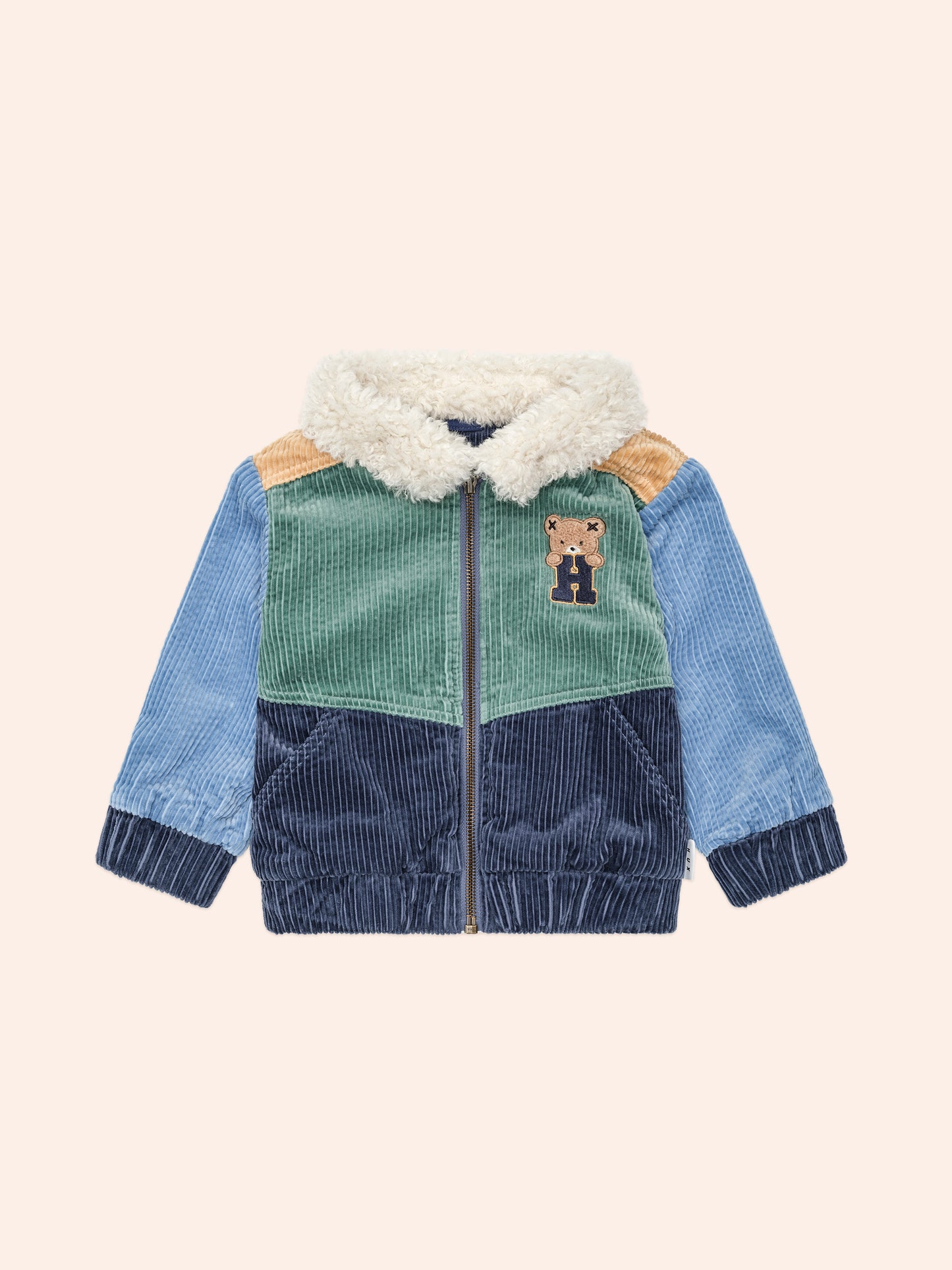 Midnight Colour Block Cord Jacket