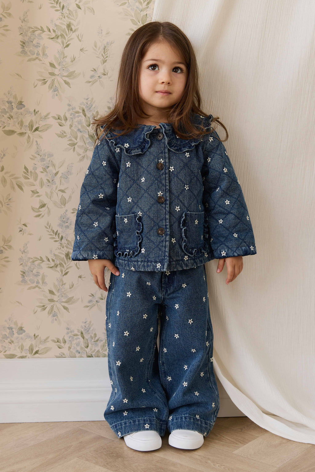 Amandine Jacket | Josie Floral Denim