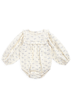 Organic Cotton Muslin Frances Playsuit | Molly Blue
