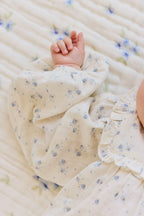 Organic Cotton Muslin Frances Playsuit | Molly Blue