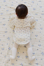 Organic Cotton Muslin Frances Playsuit | Molly Blue
