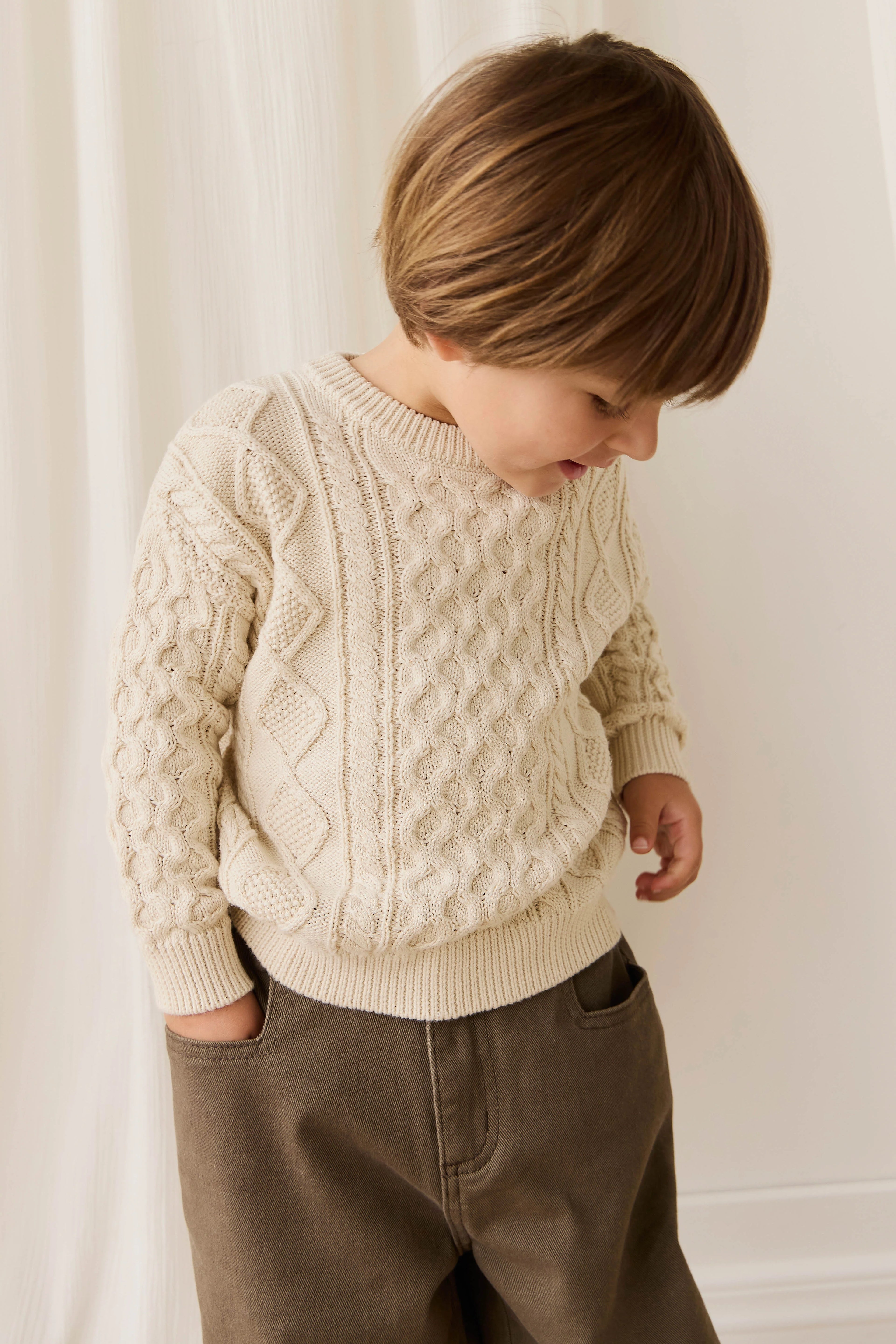 Sawyer Knit Jumper | Vanilla