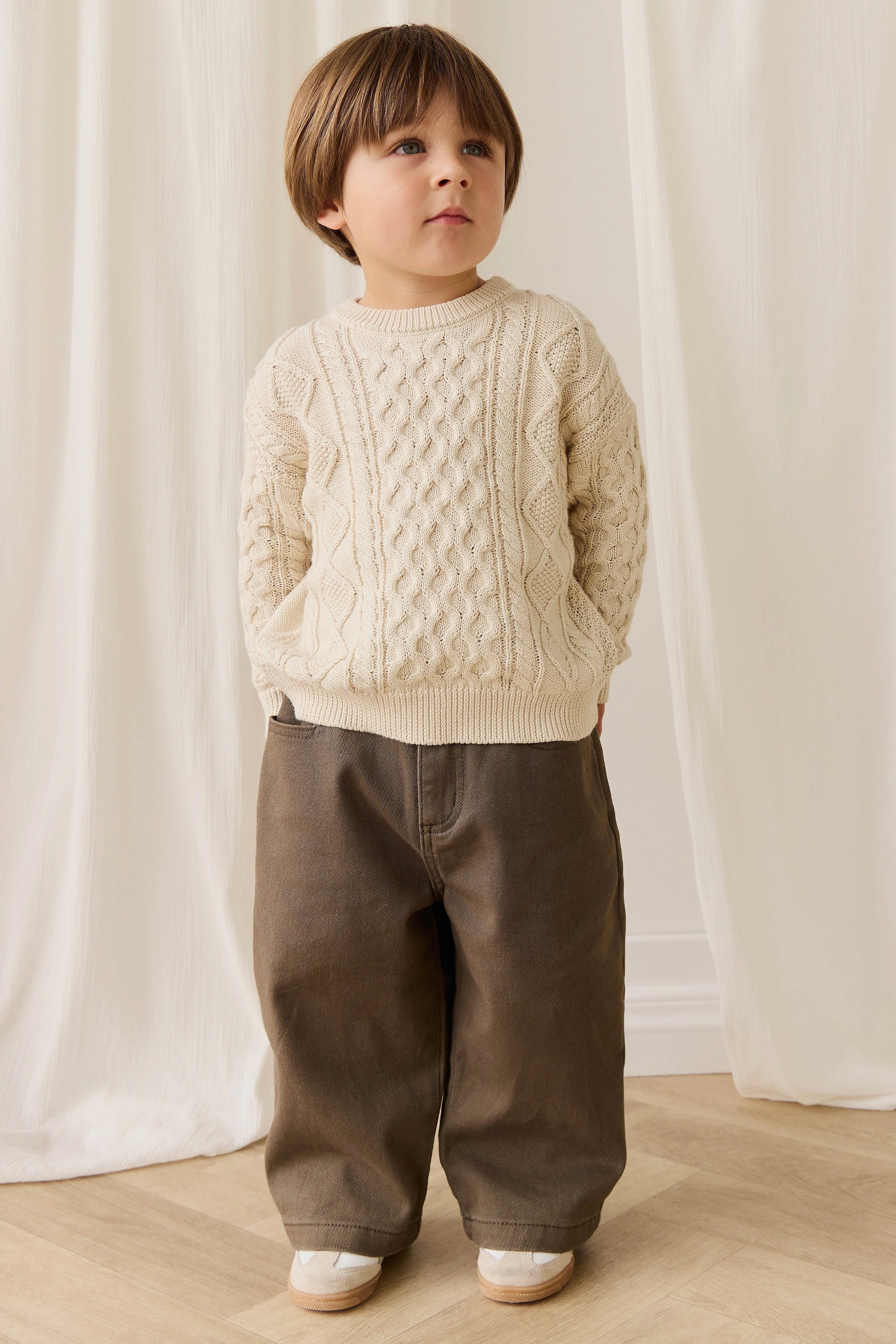 Sawyer Knit Jumper | Vanilla
