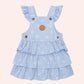 Ditsy Floral Tiered Overall Dress