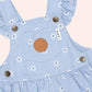 Ditsy Floral Tiered Overall Dress